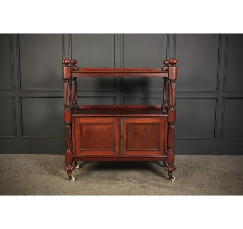 Victorian Mahogany Buffet With Cabinet