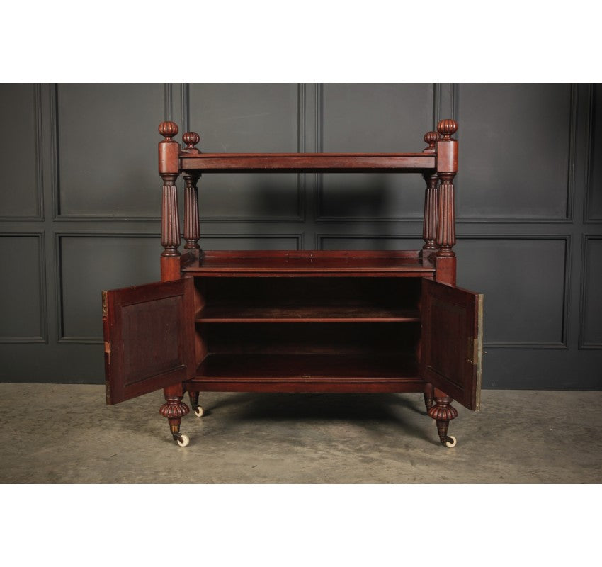 Victorian Mahogany Buffet With Cabinet