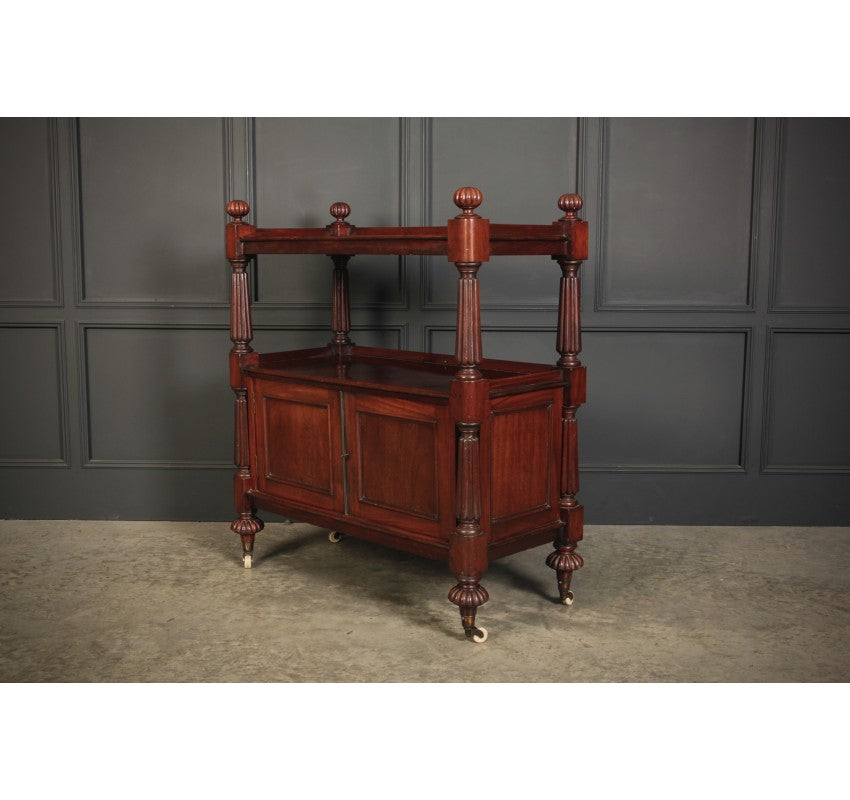 Victorian Mahogany Buffet With Cabinet