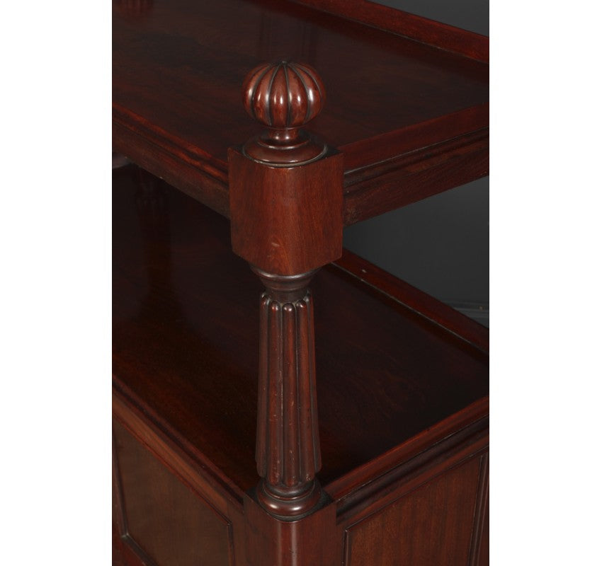 Victorian Mahogany Buffet With Cabinet