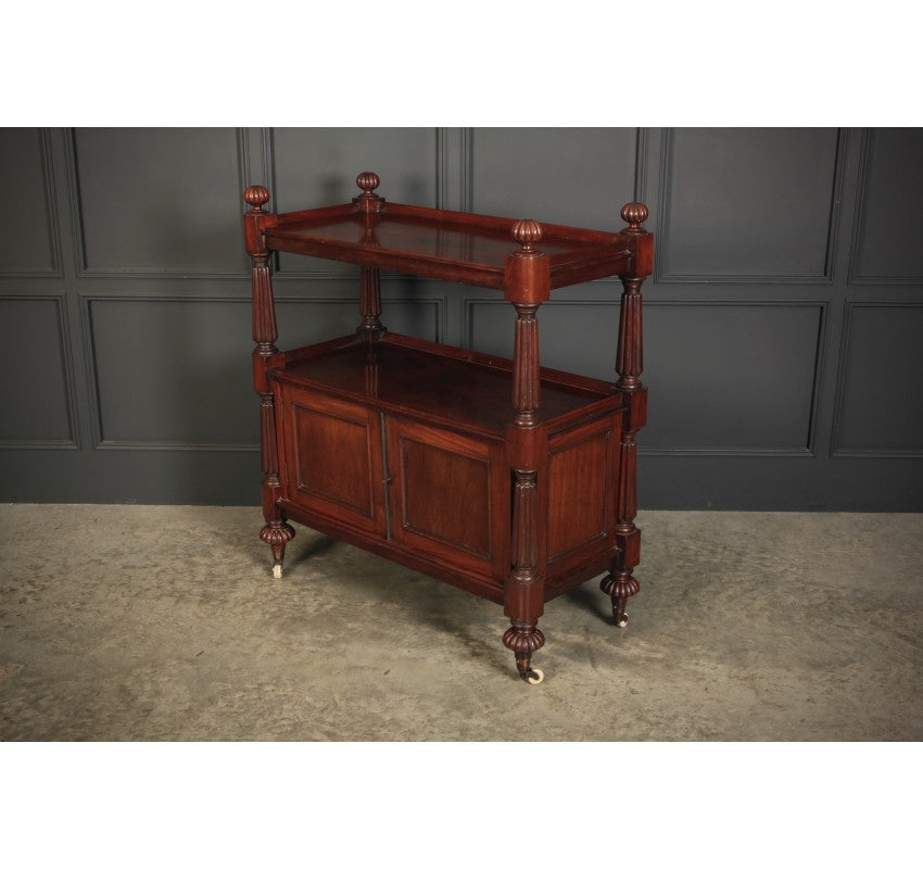 Victorian Mahogany Buffet With Cabinet