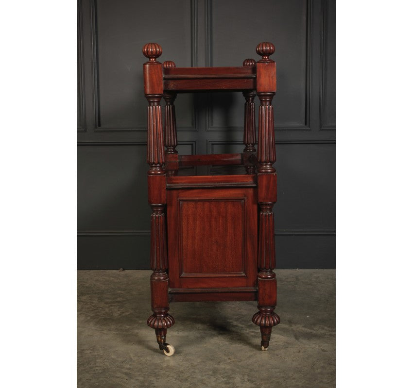 Victorian Mahogany Buffet With Cabinet