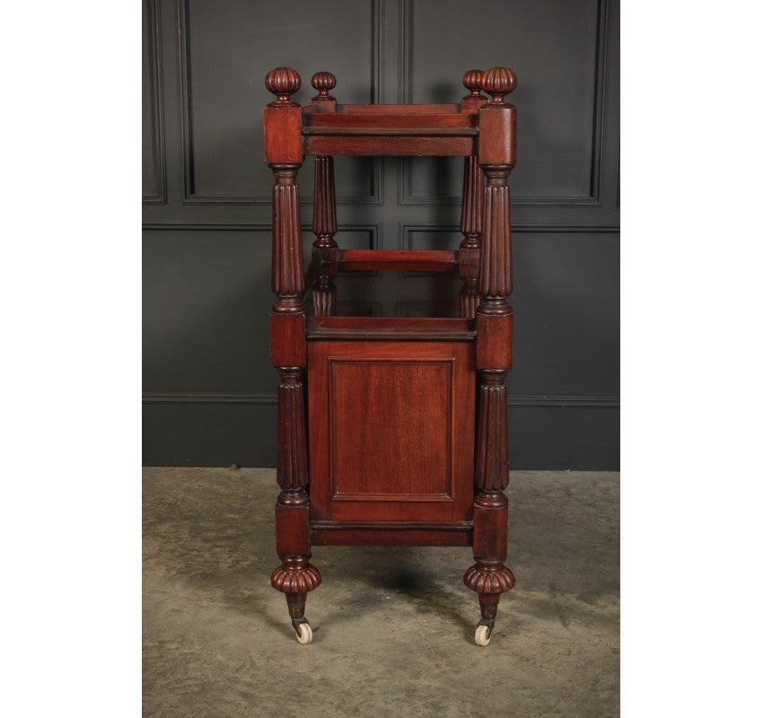 Victorian Mahogany Buffet With Cabinet