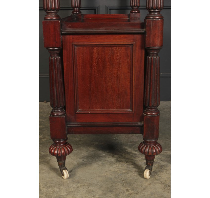 Victorian Mahogany Buffet With Cabinet