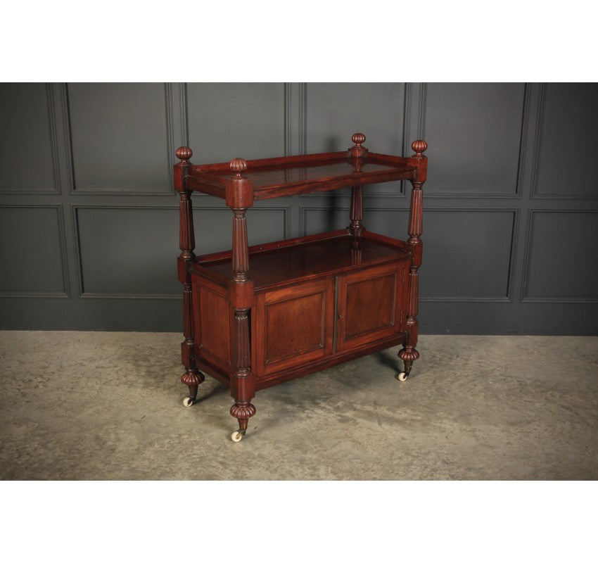 Victorian Mahogany Buffet With Cabinet