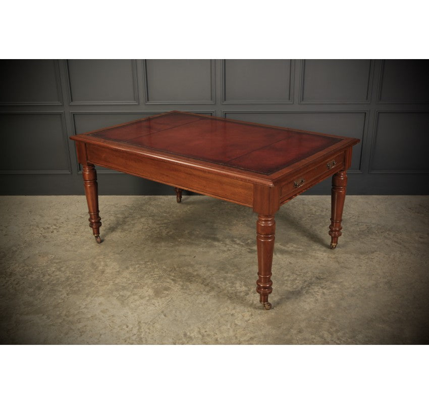 Superb Victorian Mahogany Partners Writing Table - Circa 1870
