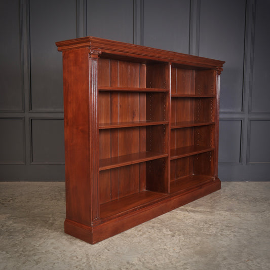 Victorian Oak Open Bookcase