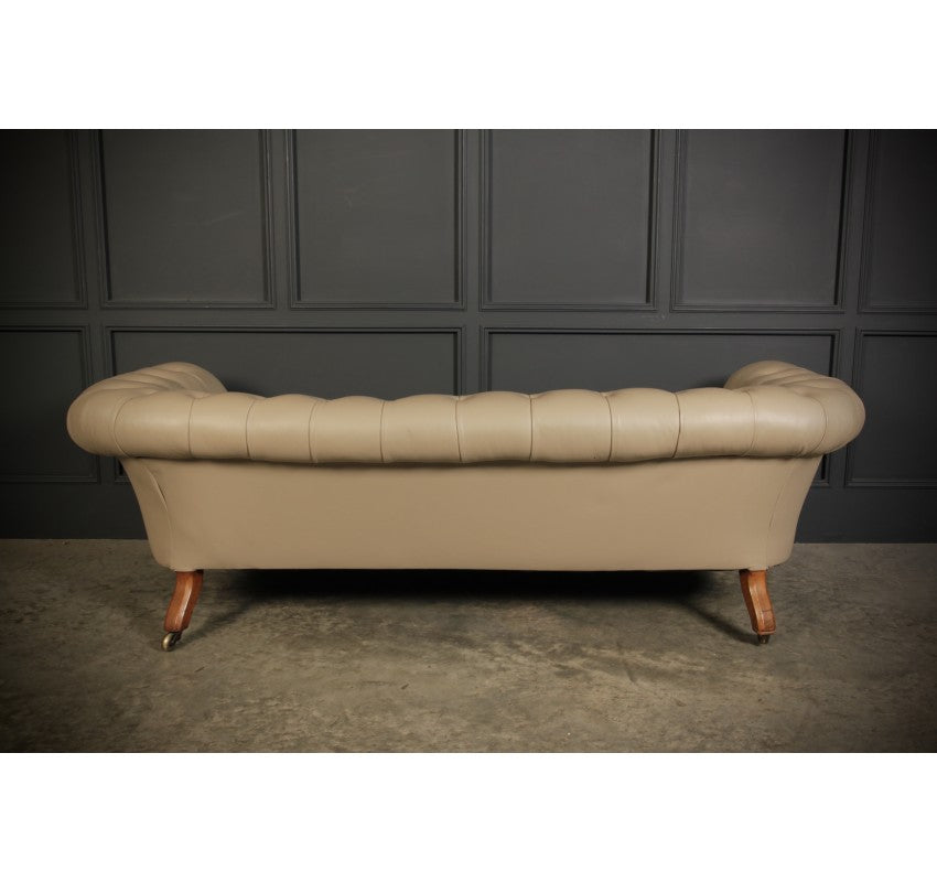 Victorian Leather Chesterfield Sofa