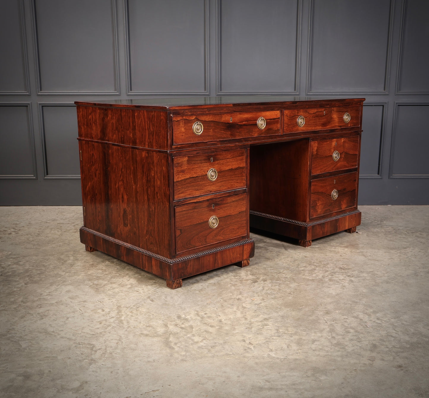 Rare William IV Rosewood Partners Desk