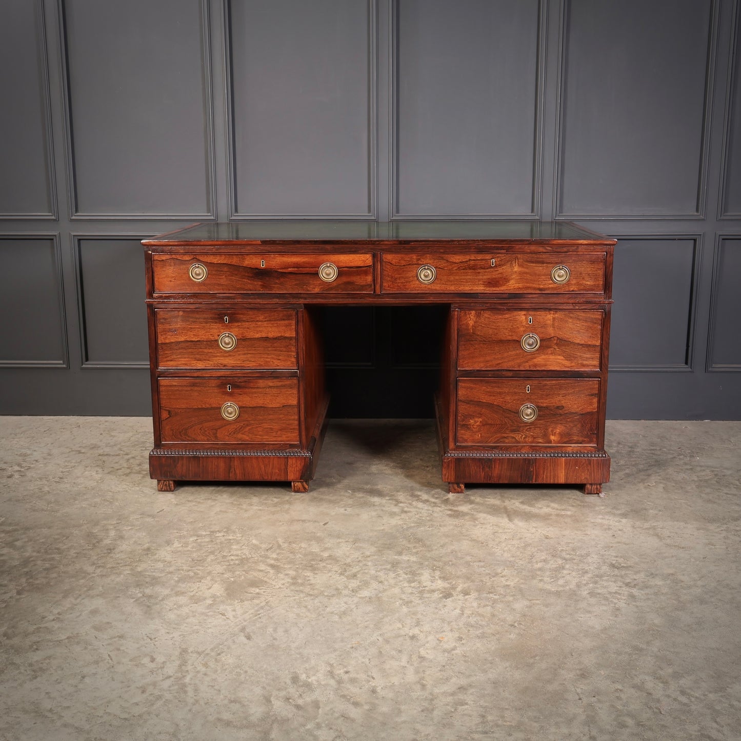 Rare William IV Rosewood Partners Desk