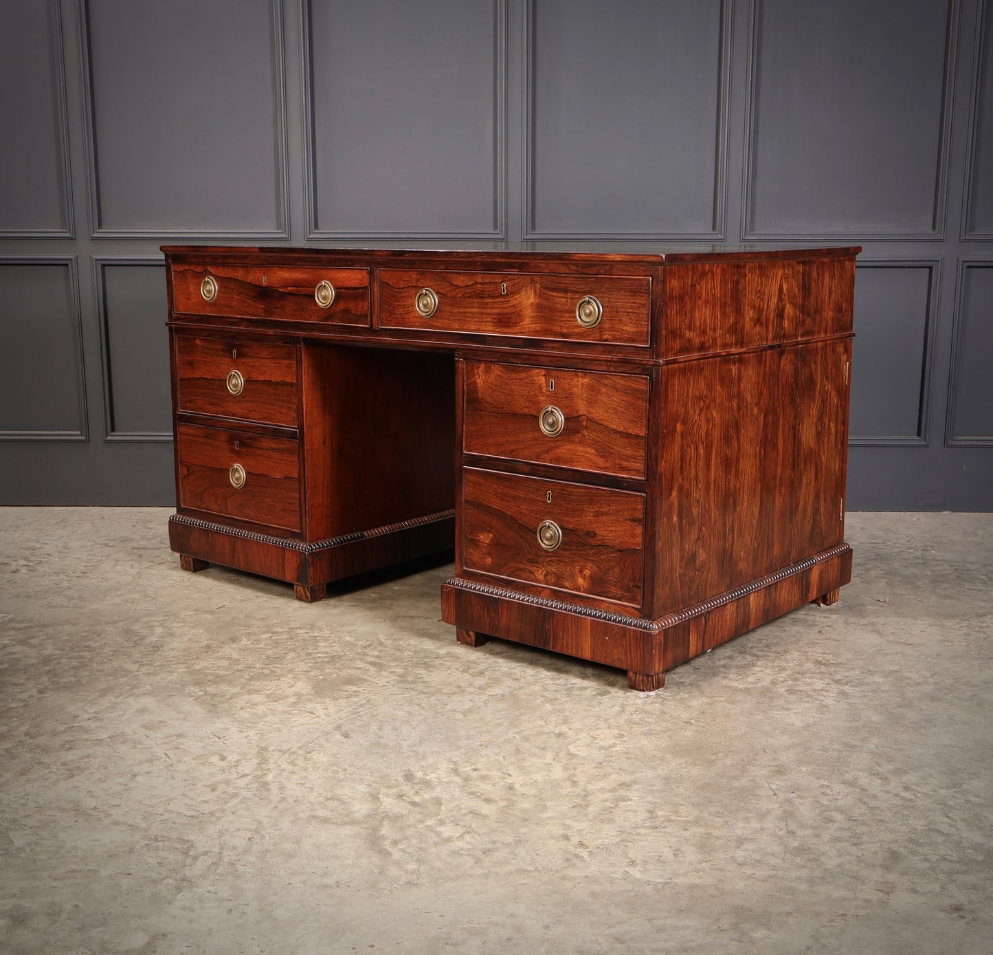 Rare William IV Rosewood Partners Desk