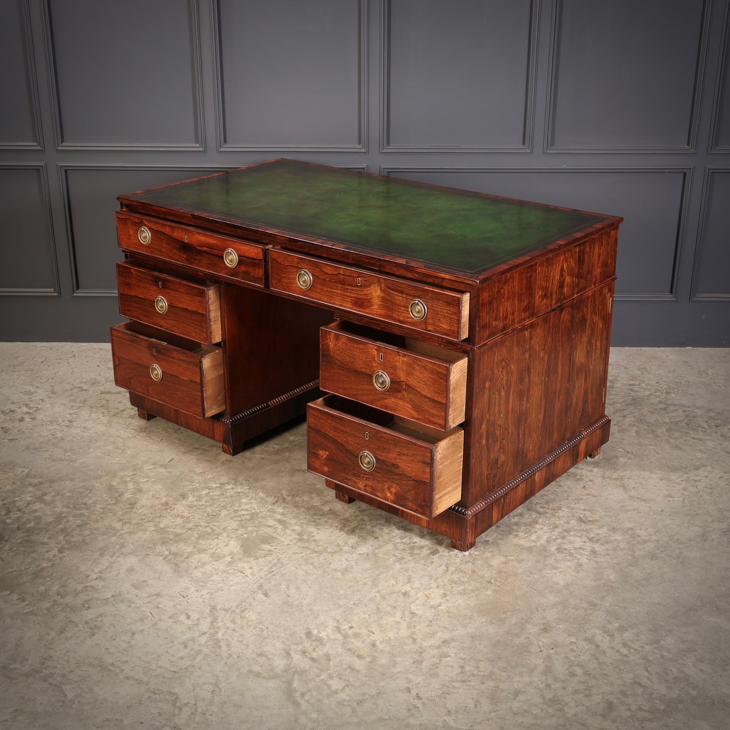 Rare William IV Rosewood Partners Desk