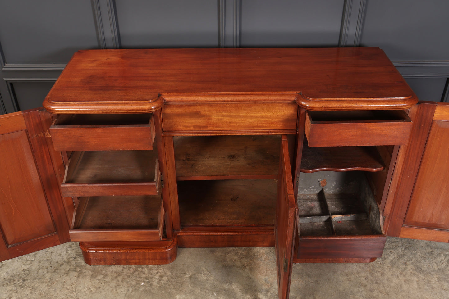 Victorian Mahogany Sideboard by Edwards & Roberts