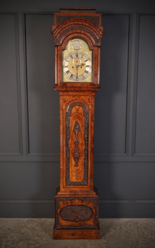 18th Century Walnut Longcase Clock