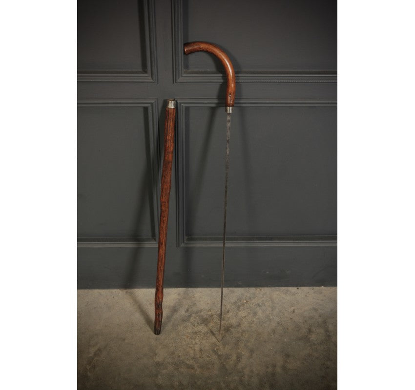 19th Century Gentlemans Walking Stick / Sword Stick