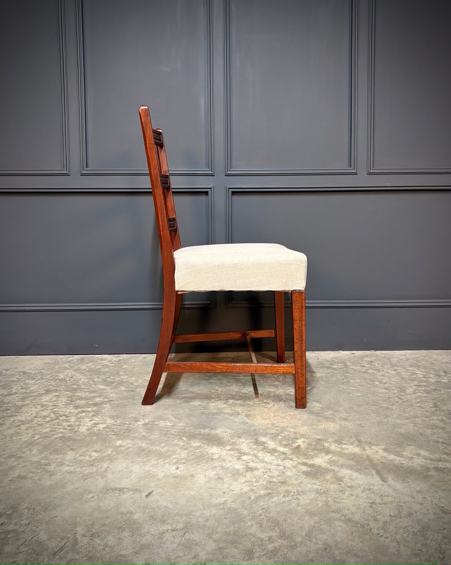 Set Of Eighteen Georgian Mahogany Dining Chairs
