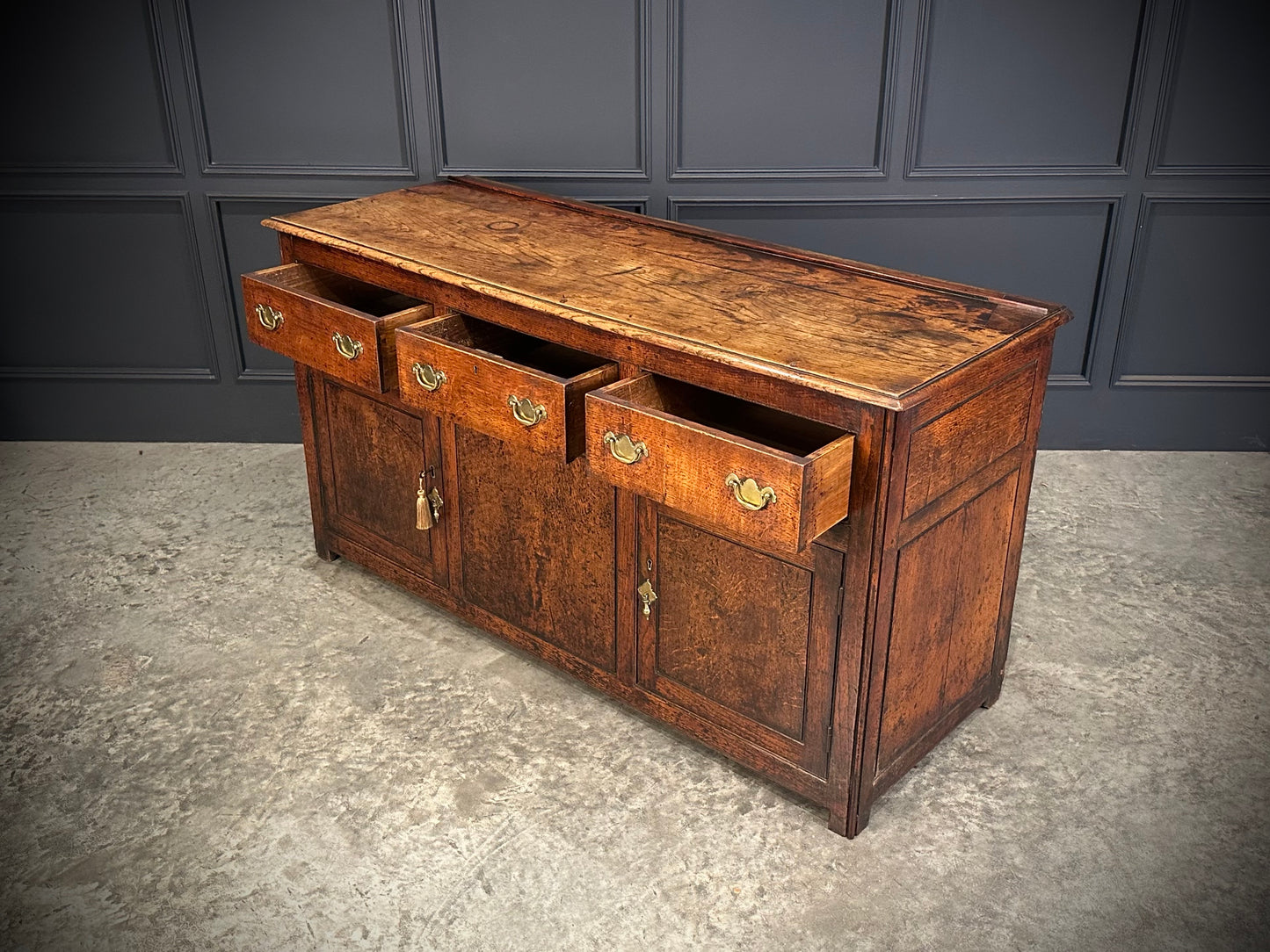 18th Century Country Oak Sideboard