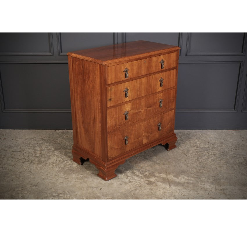 Art Deco Walnut Chest of Drawers