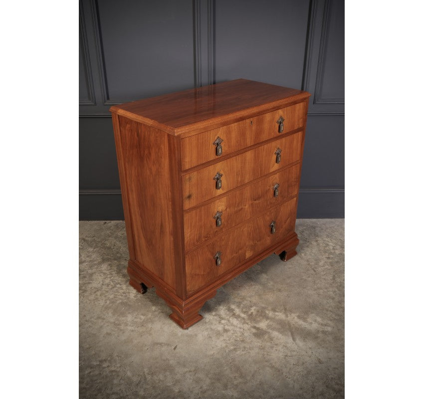 Art Deco Walnut Chest of Drawers