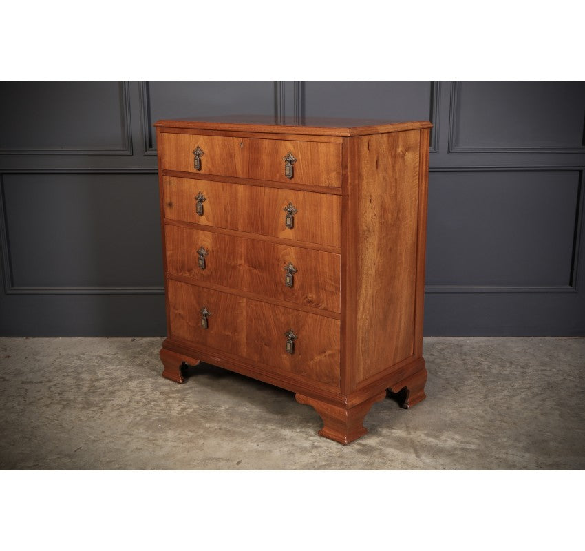 Art Deco Walnut Chest of Drawers