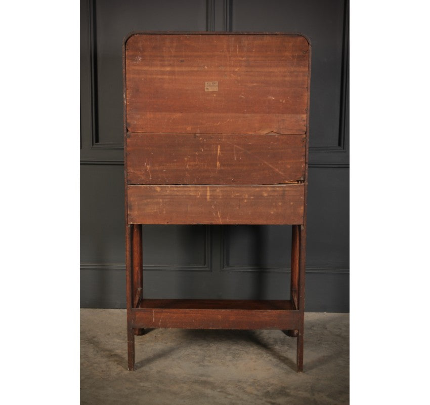 Art Nouveau Oak Bureau