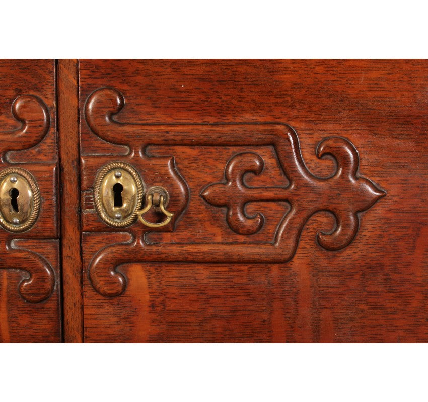 Art Nouveau Oak Bureau