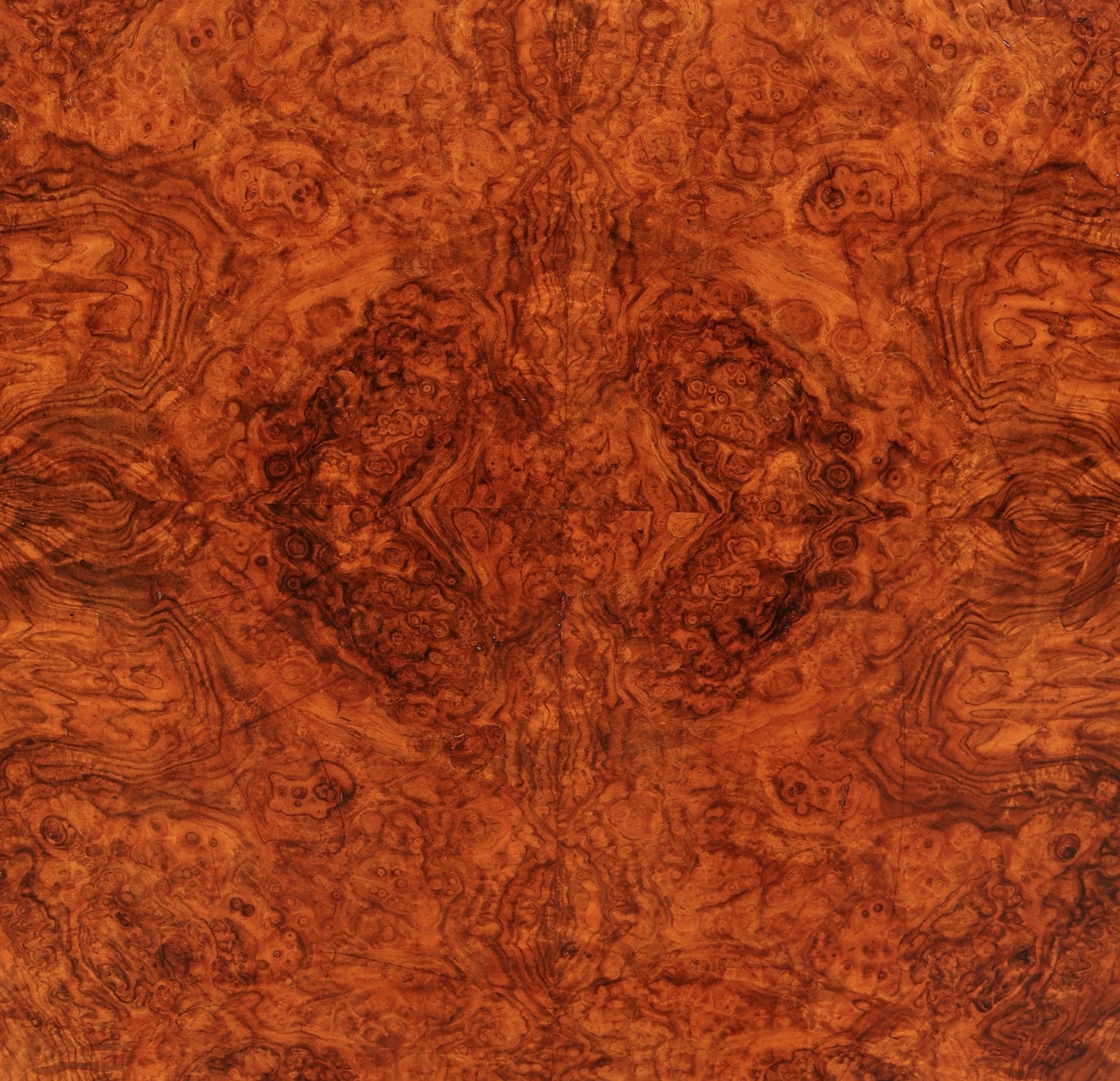 Burr Walnut Marquetry Inlaid Tilt Top Centre Table
