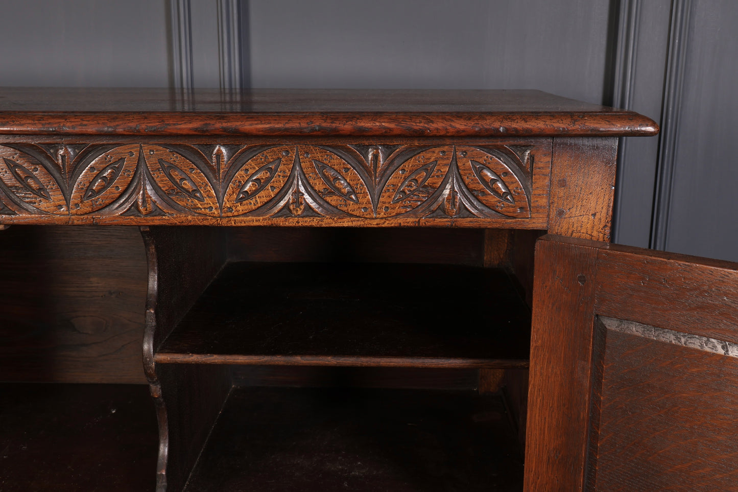 Carved Oak Cabinet