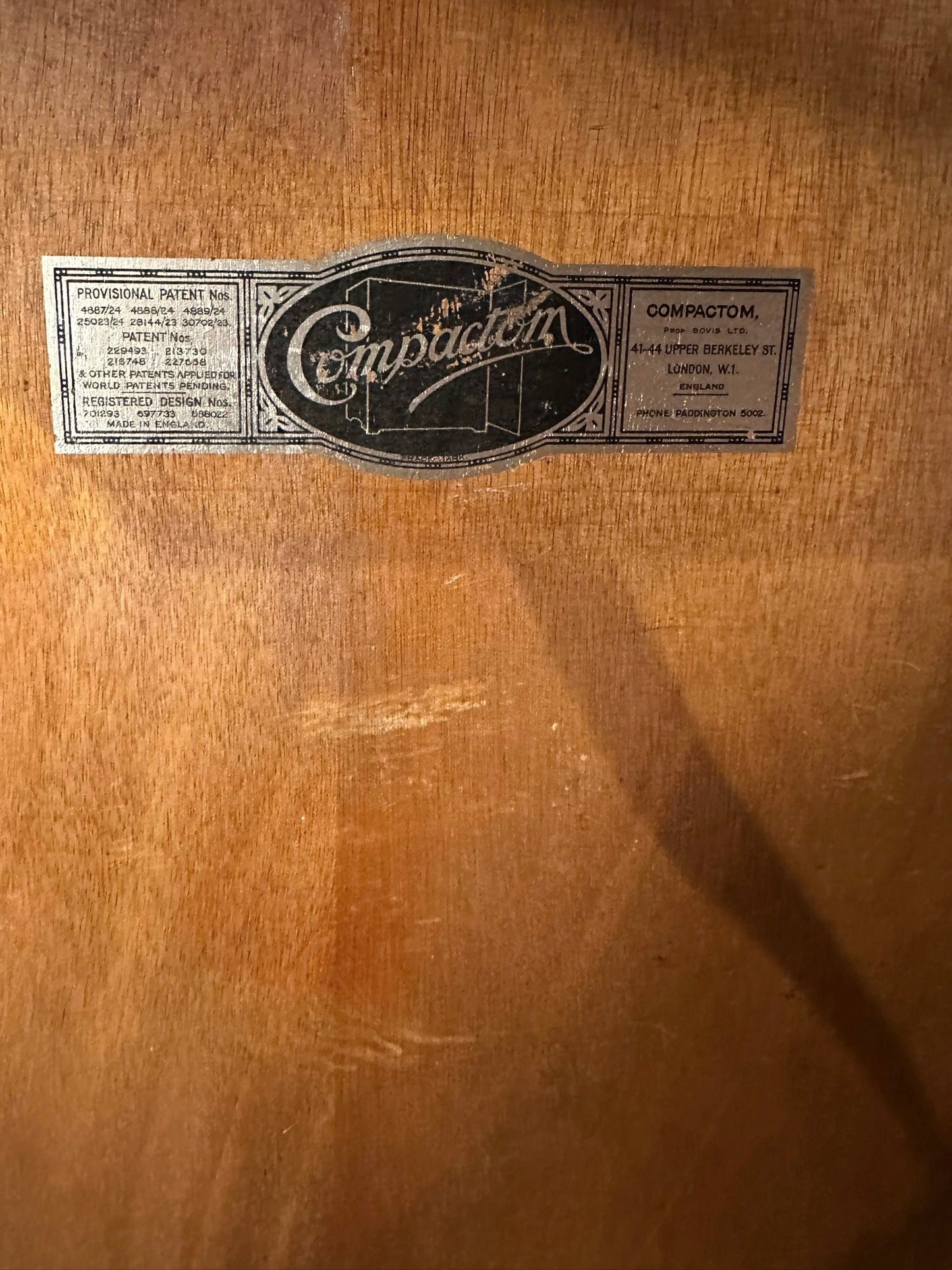 Mahogany Compactum Wardrobe