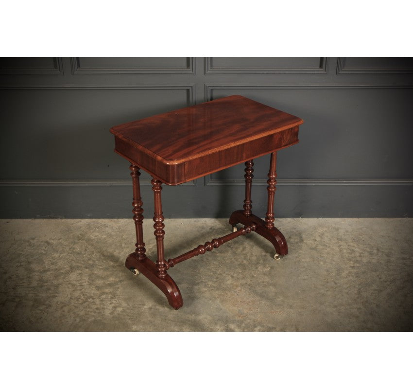 Early Victorian Mahogany Side Table by Heal & Son