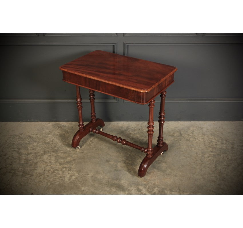 Early Victorian Mahogany Side Table by Heal & Son