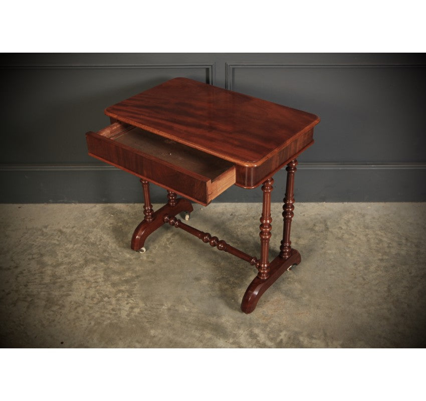 Early Victorian Mahogany Side Table by Heal & Son