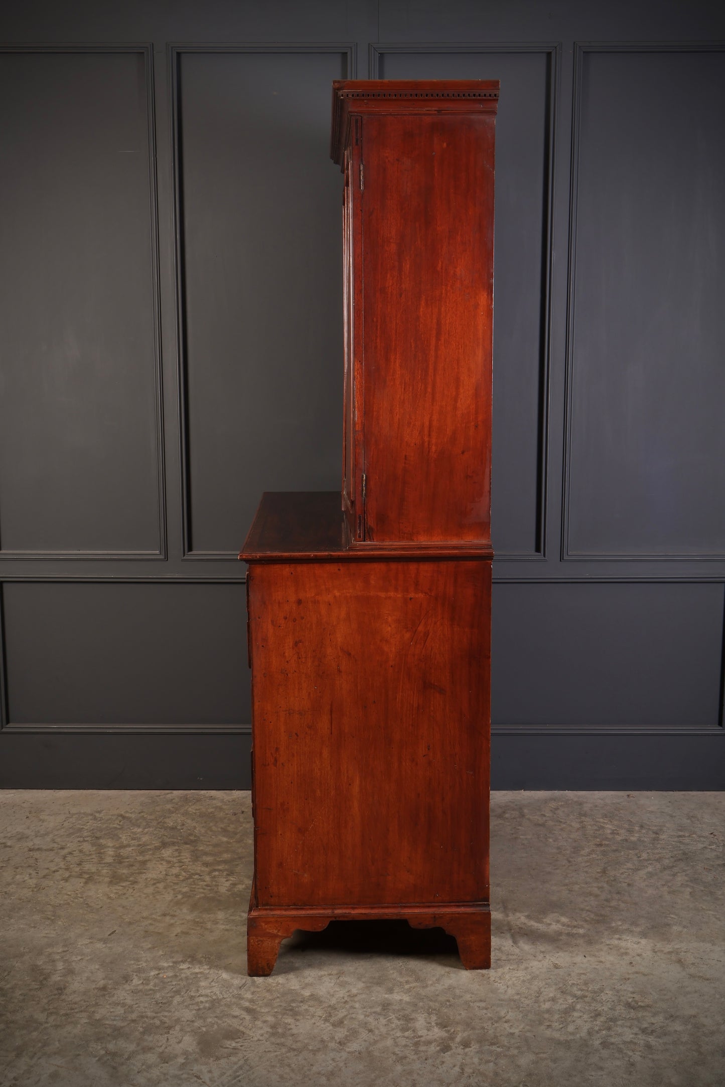 George III Mahogany Secretaire Cabinet