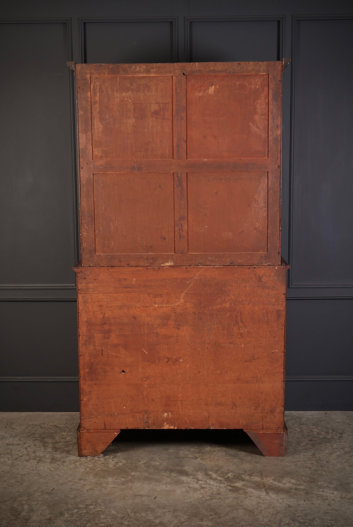 George III Mahogany Secretaire Cabinet