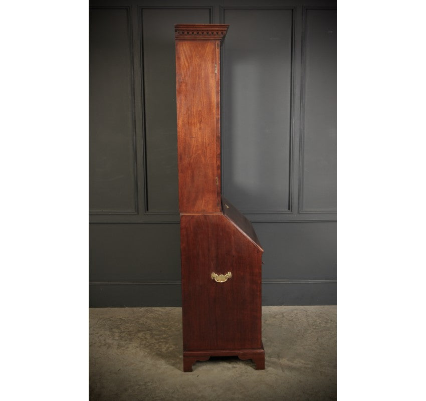 Georgian Mahogany Bureau Bookcase