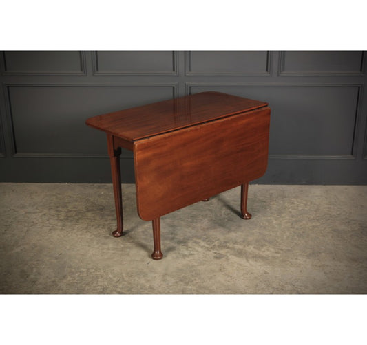 Georgian Mahogany Drop Leaf Side Table