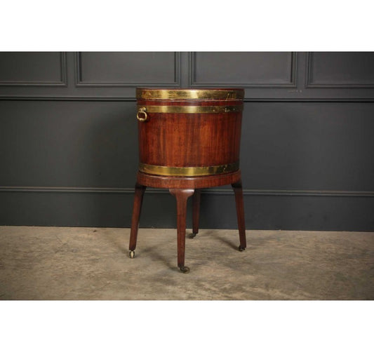 Georgian Mahogany Oval Champagne Bucket