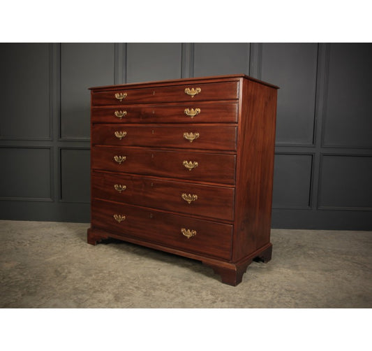 Georgian Mahogany Plan Chest