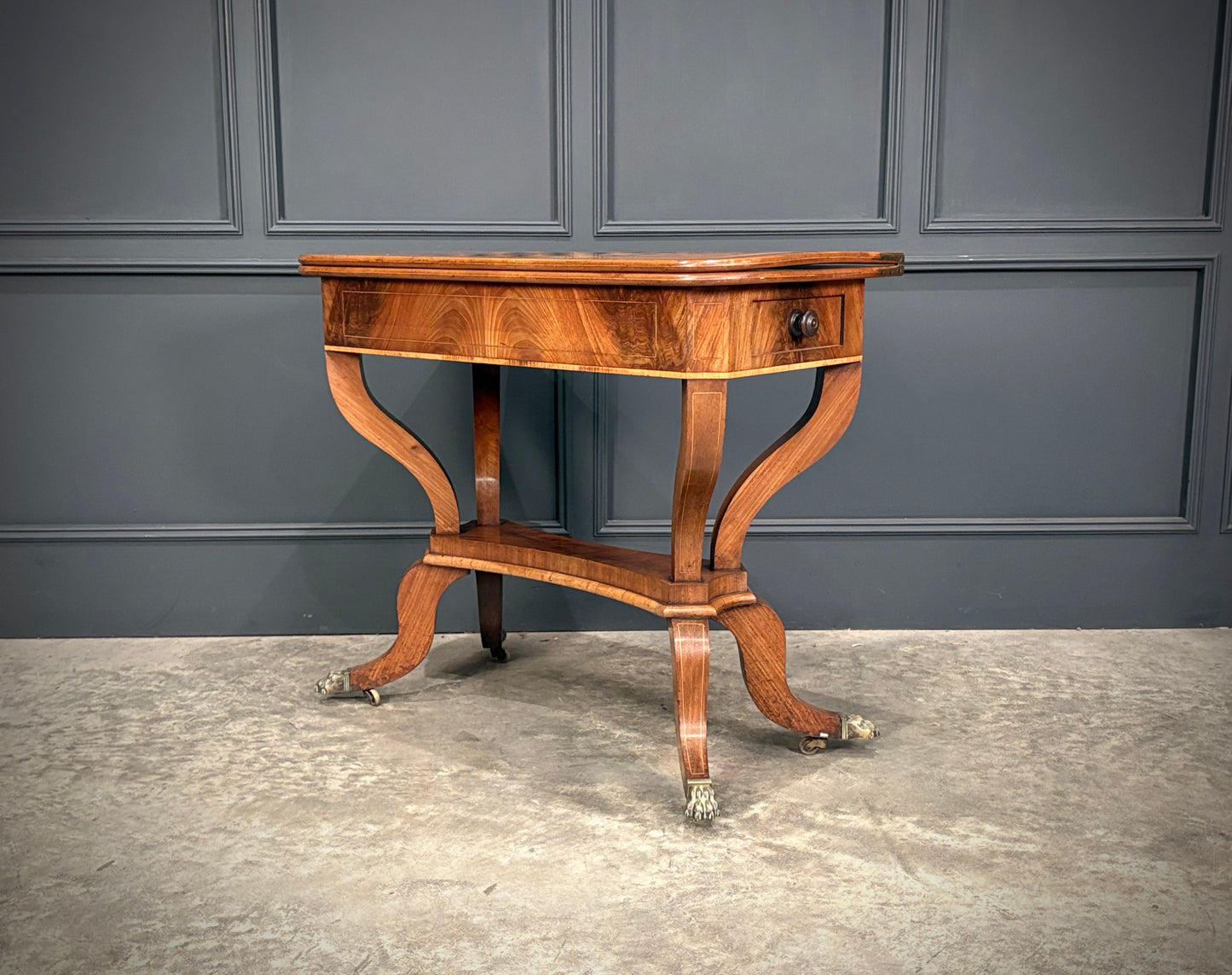 Regency Mahogany Games/Chess Table