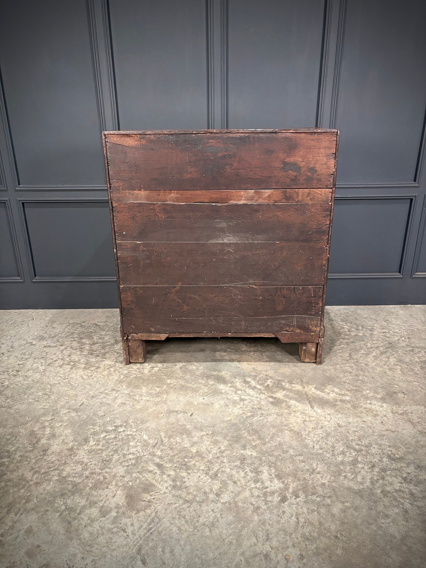 Dutch Marquetry Inlaid Walnut Bureau