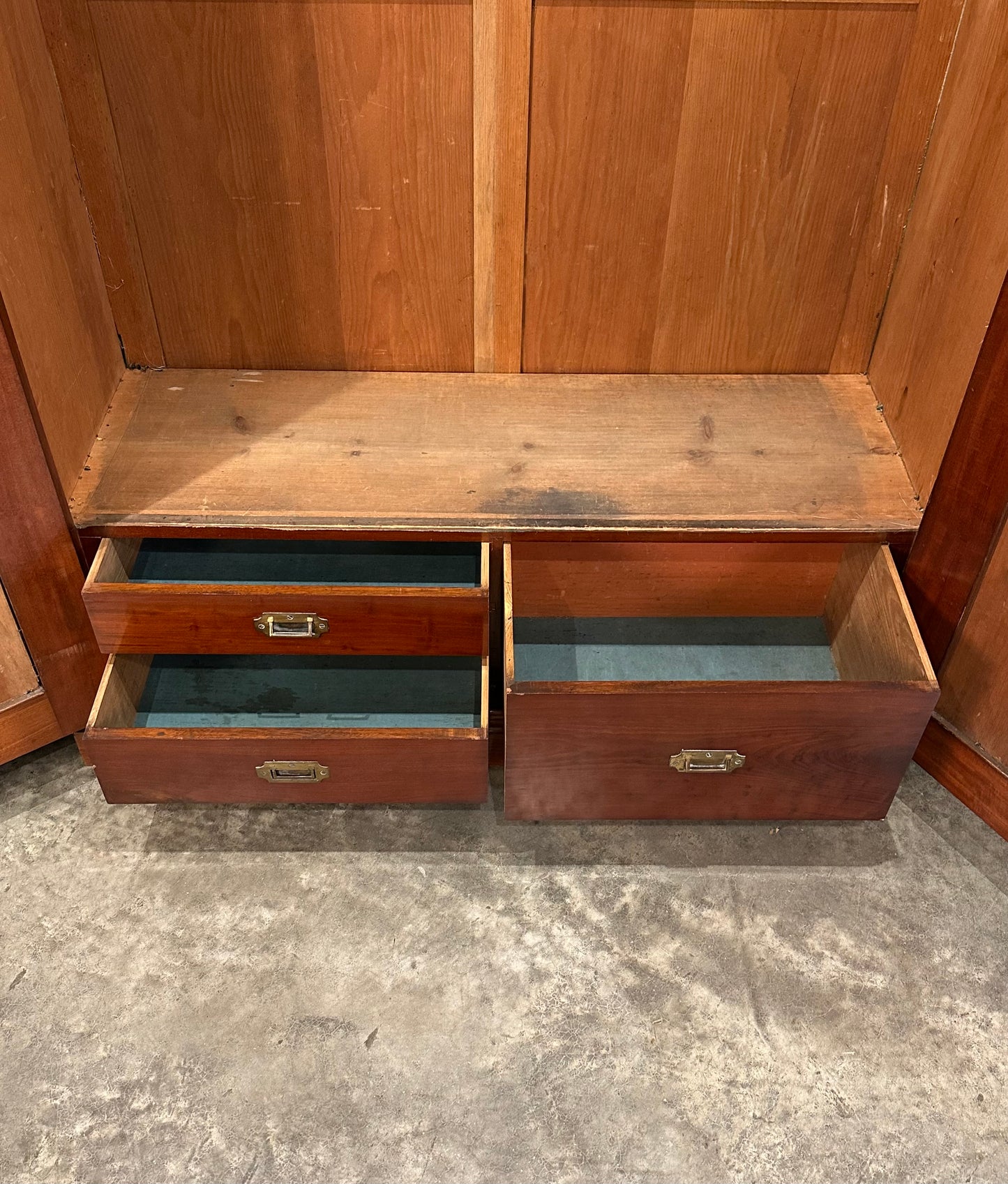 Victorian Mahogany Double Wardrobe