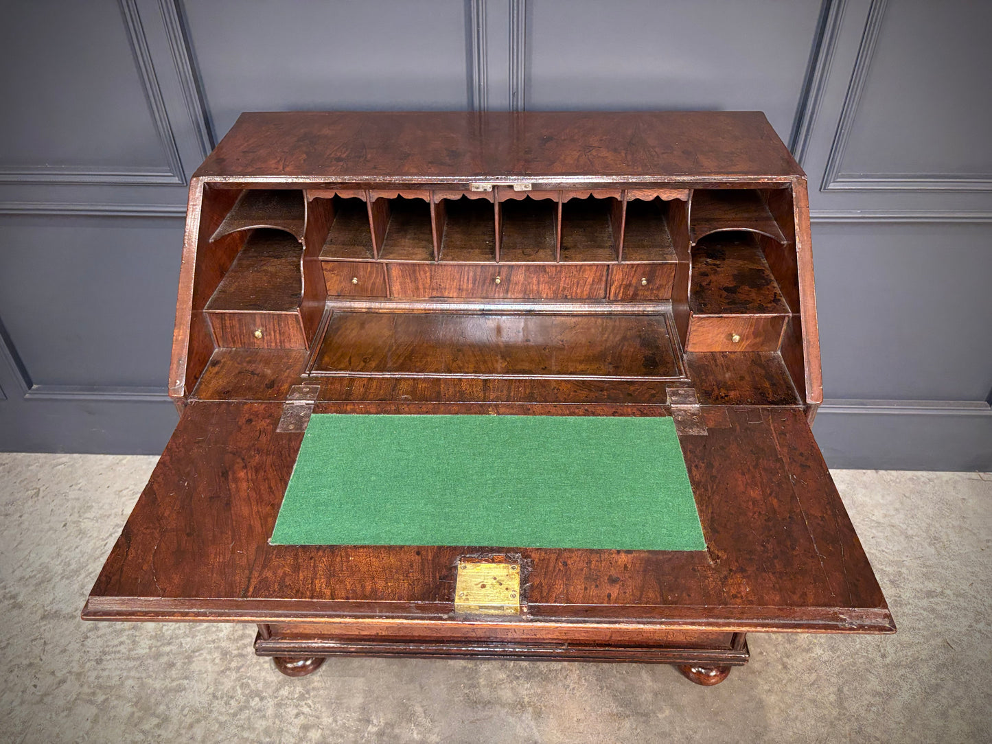 Queen Anne Walnut Bureau