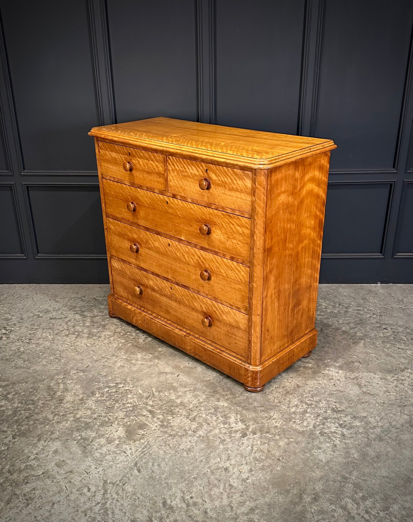 Victorian Satinwood Chest of Drawers