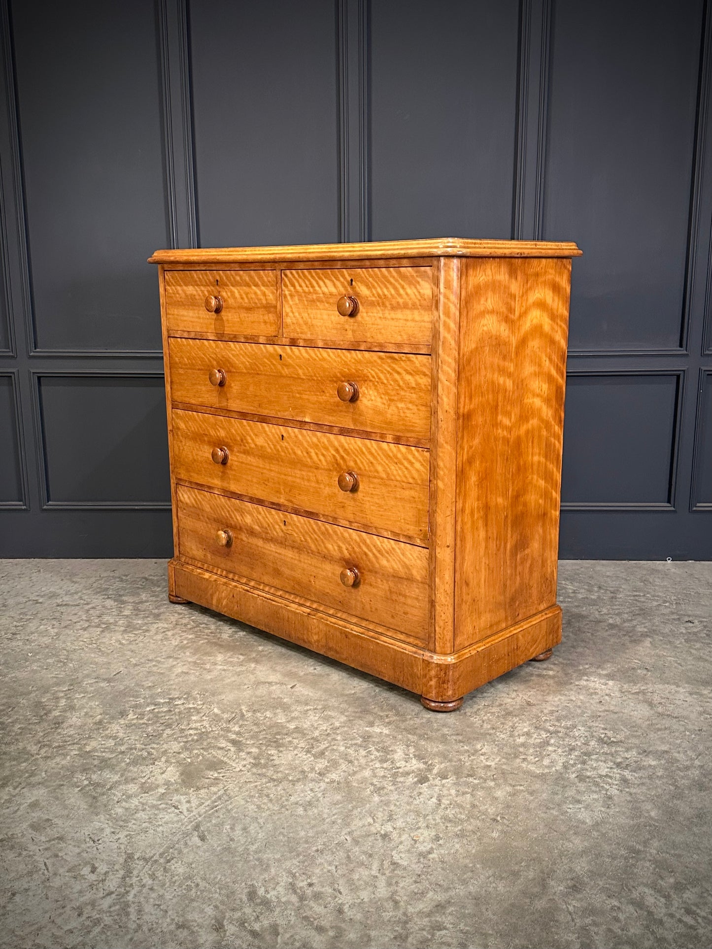 Victorian Satinwood Chest of Drawers