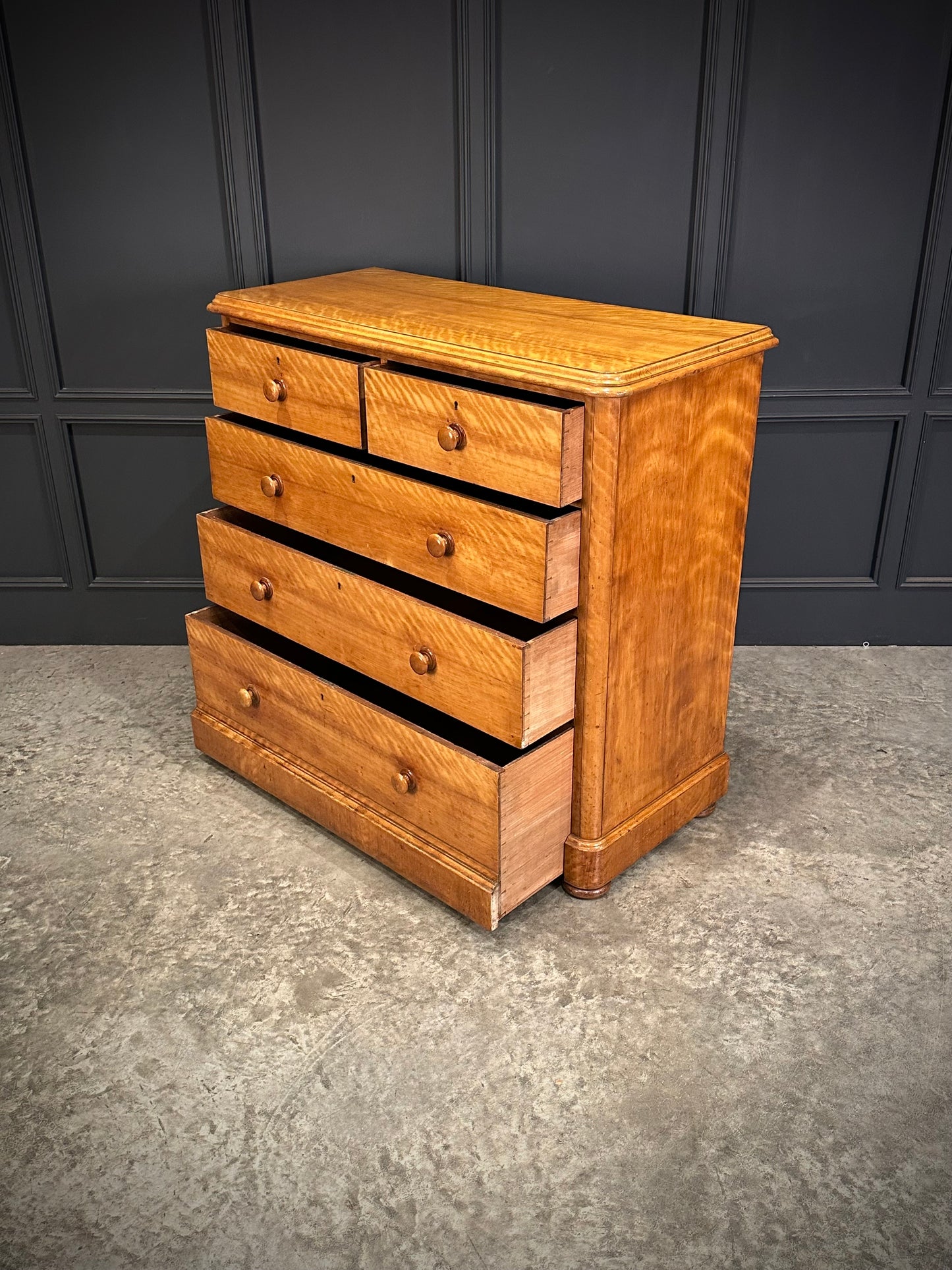 Victorian Satinwood Chest of Drawers