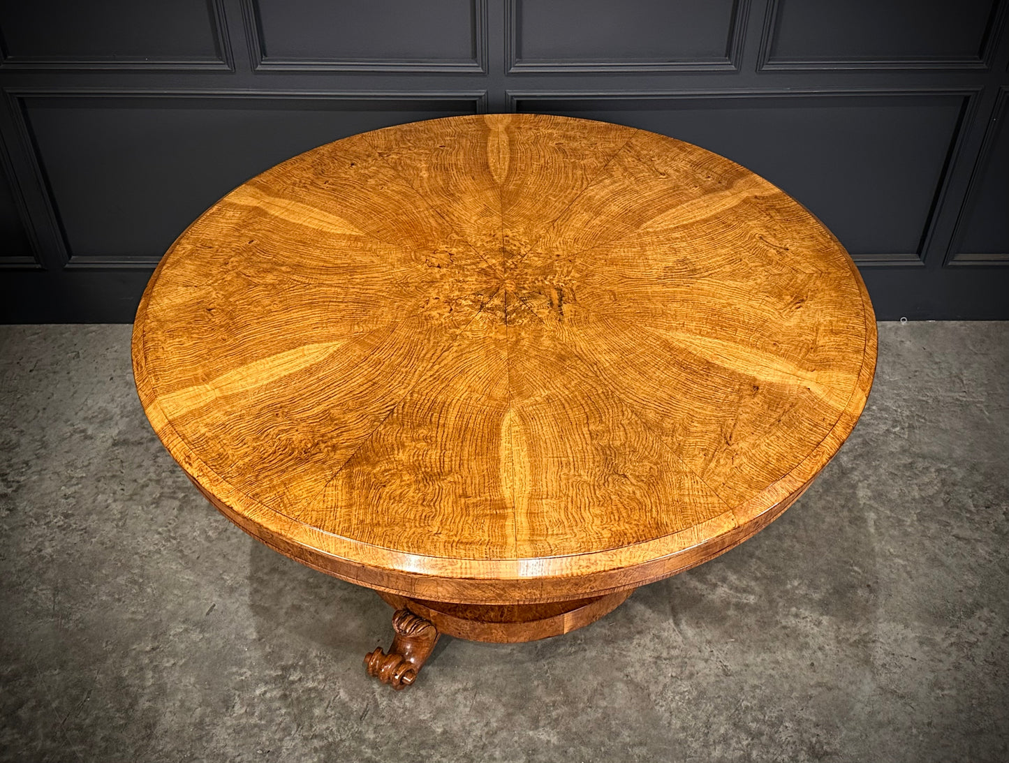 Magnificent Pollard Oak Round Breakfast Table