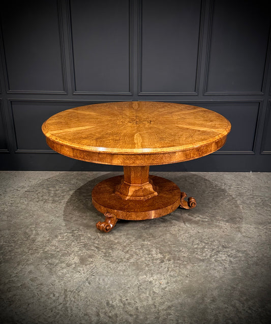 Magnificent Pollard Oak Round Breakfast Table