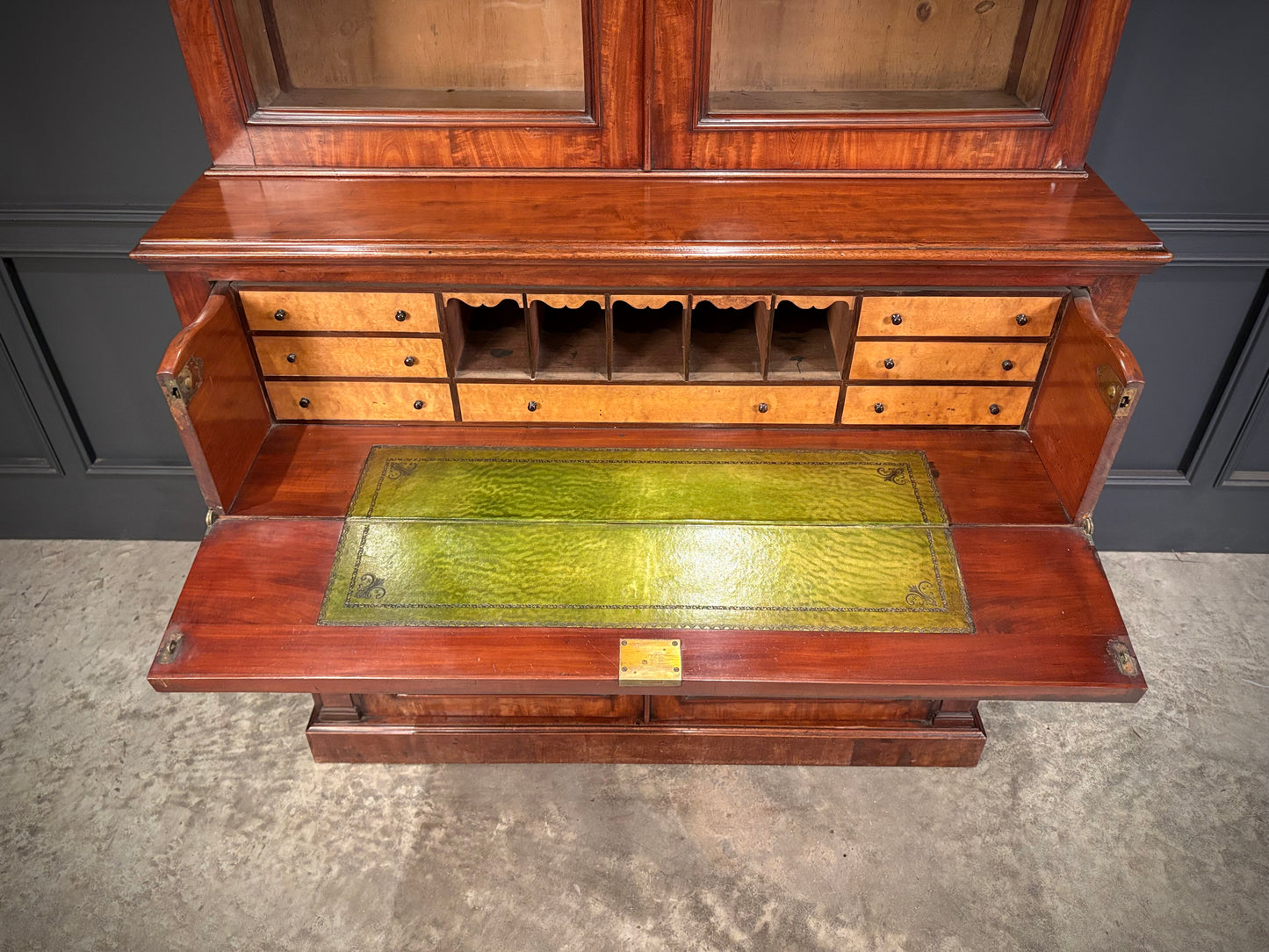 Victorian Mahogany Secrétaire Bookcase