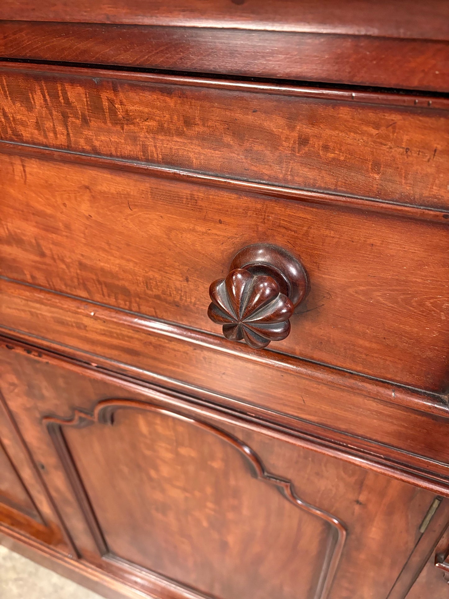 Victorian Mahogany Secrétaire Bookcase