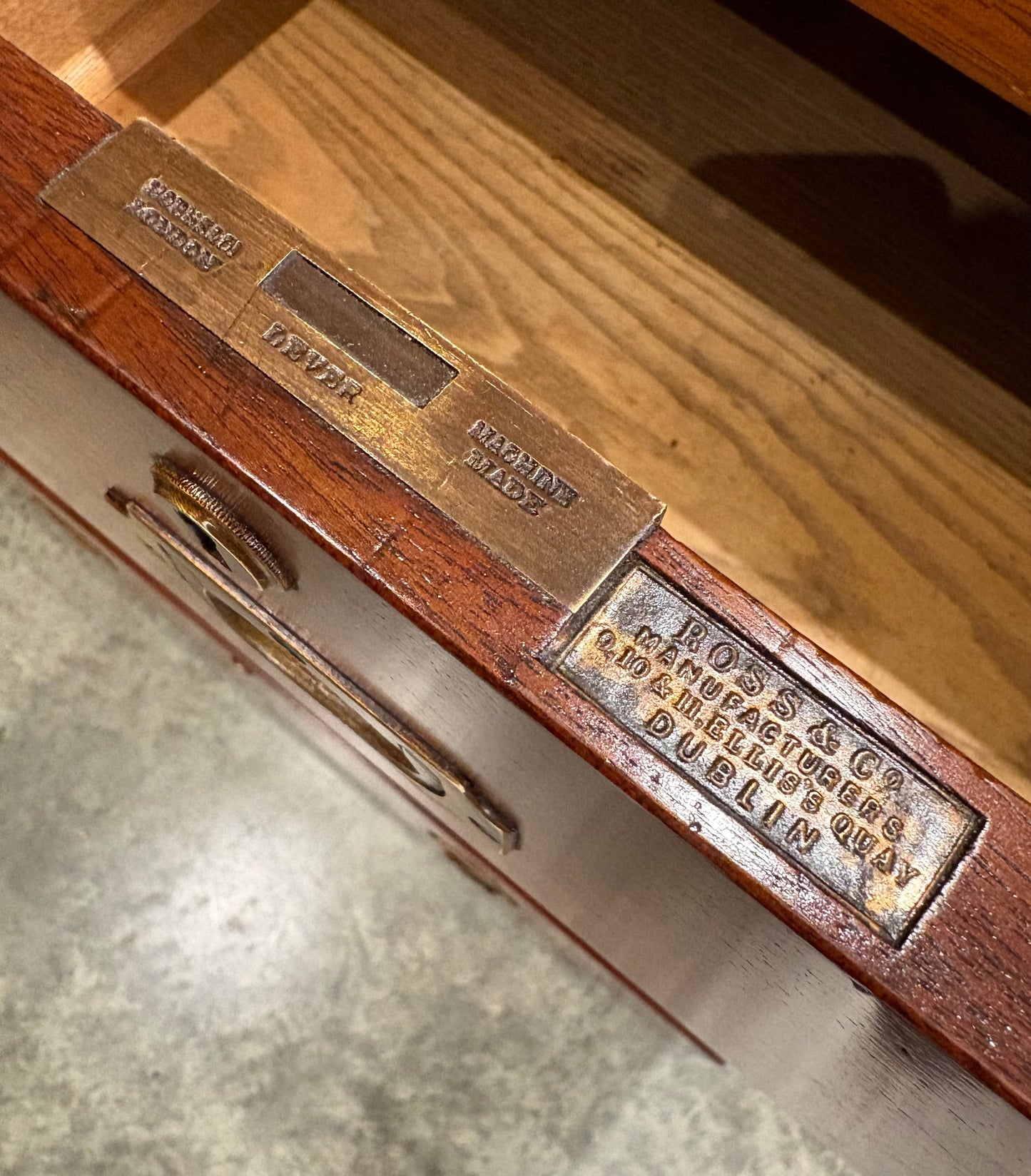 Victorian Mahogany Military Campaign Chest by Ross & Co.